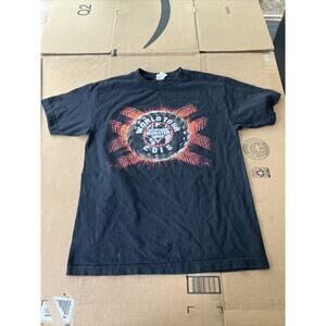 Monster Jam World Tour 2015‎ Youth Black Tee, Double-Graphic Shirt, Size M, Kids